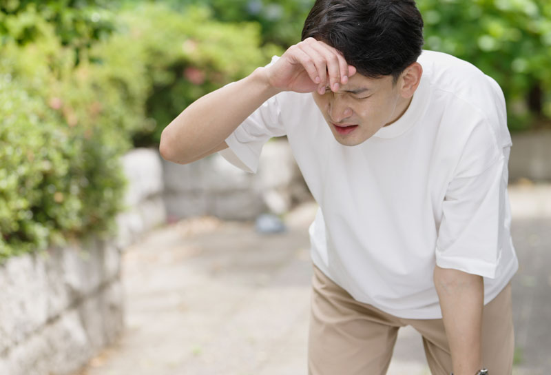 息切れのイメージ